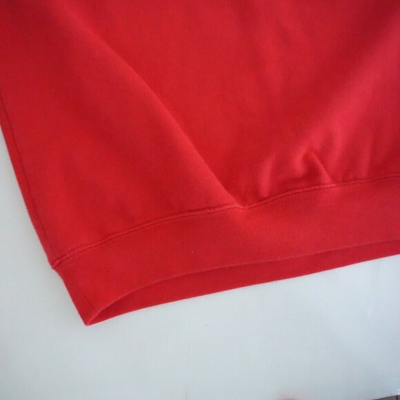 Vintage M&C Sportswear Red Embroidered Reindeer Dancer Prancer Vixen Sweater M - Picture 7 of 11